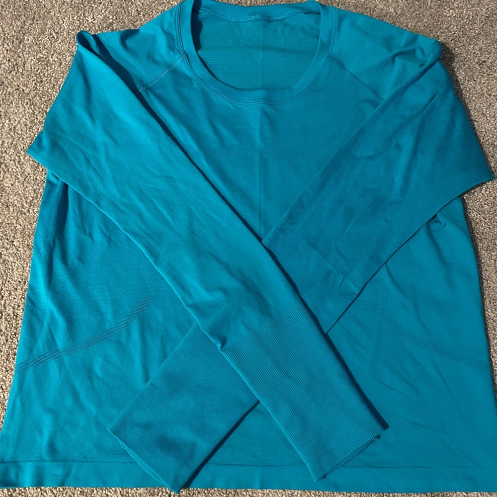 Lululemon Swiftly Tech long sleeve tee 2.0 race length size 14